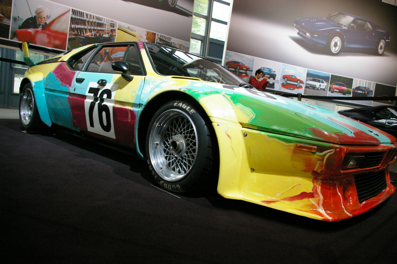 Der von Andy Warhol bemalte BMW M1, das vierte BMW Art Car